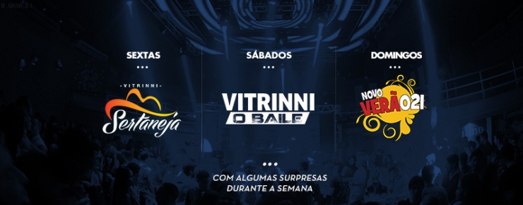 Vitrinni Lounge Rio de Janeiro Club Event flyer